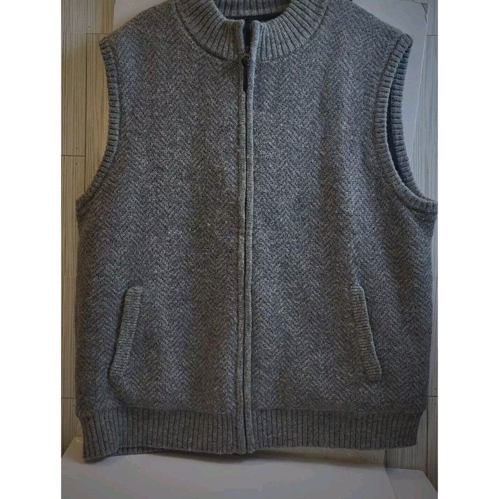 Pendleton Washable Wool, Gray Vest,‎ For Men Size XL